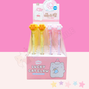 Lapiz gel borrable diseño pata de gato