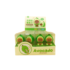 Sacapuntas diseño oso con disfraz de palta