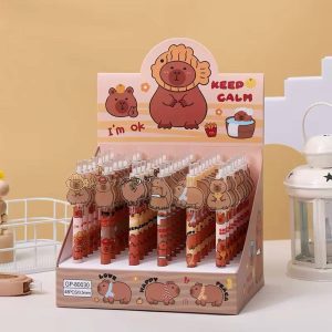 Lapicero rectractil tinta gel Divertidos Capybaras