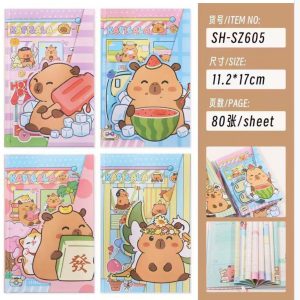 Libreta con capybara