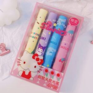 Set de 4 destacadores Sanrio