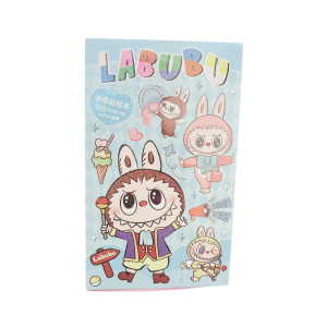 Libro de stickers diseño labubu