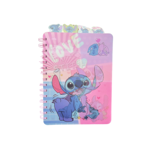 Libreta diseño stitch holografica