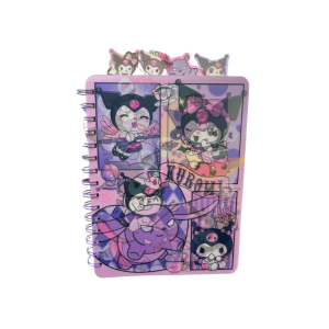 Libreta diseño kuromi holografica