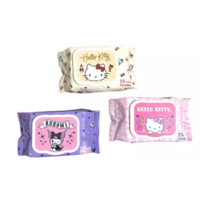 Toallas Humedas Multiuso Limpieza Kuromi Hello Kitty