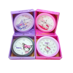 Reloj diseño Kuromi y Hello Kitty
