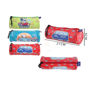 Estuche snoopy - diseño autos