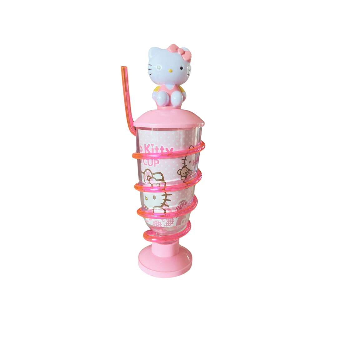 Vaso Hello kitty con bombilla y luz