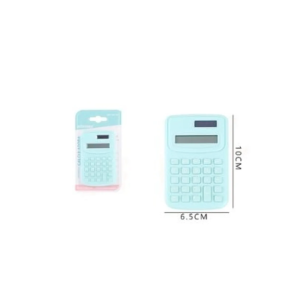 Calculadora verde agua pastel 10*6.5cm