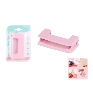 Perforadora Rosada 10.5*5.5*3cm