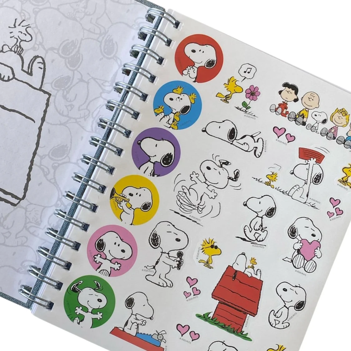 Mooving Notes - Libreta A5 Espiral Líneas Snoopy - Imagen 2